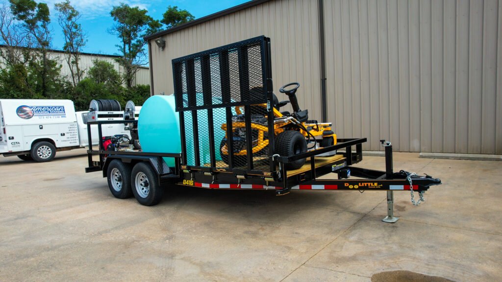 "The Tank" Pressure Washing Trailer with Ride-On Surface Cleaner - Image 7